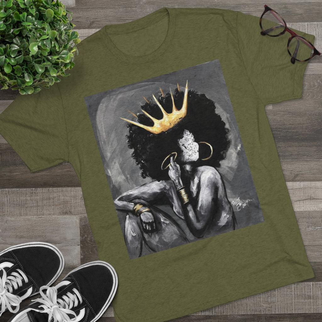 Naturally Queen VI Unisex Tri-Blend Crew Tee