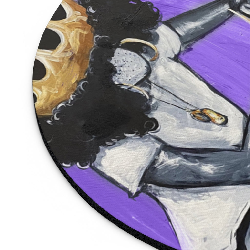 Naturally Queens I Purple Mousepad