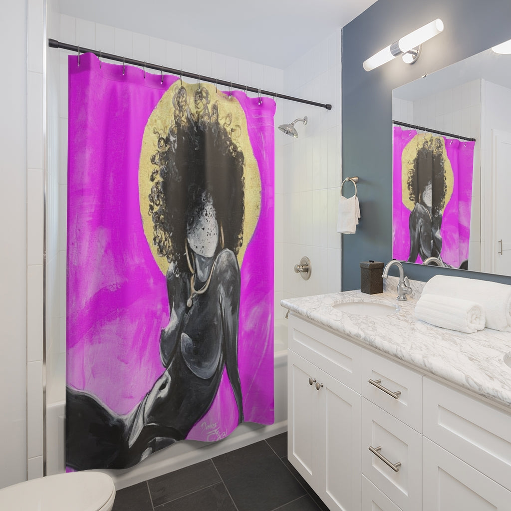 Naturally Nude III PINK Shower Curtains