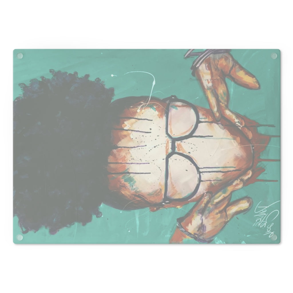 Naturally VIII TEAL Cutting Board