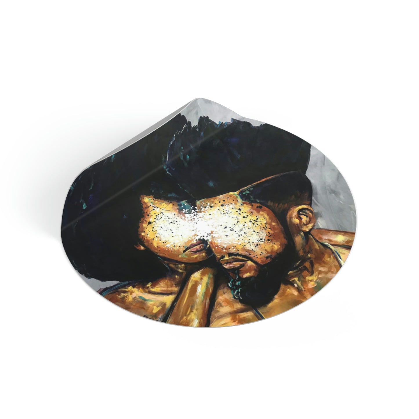 Naturally LIX Round Vinyl Stickers