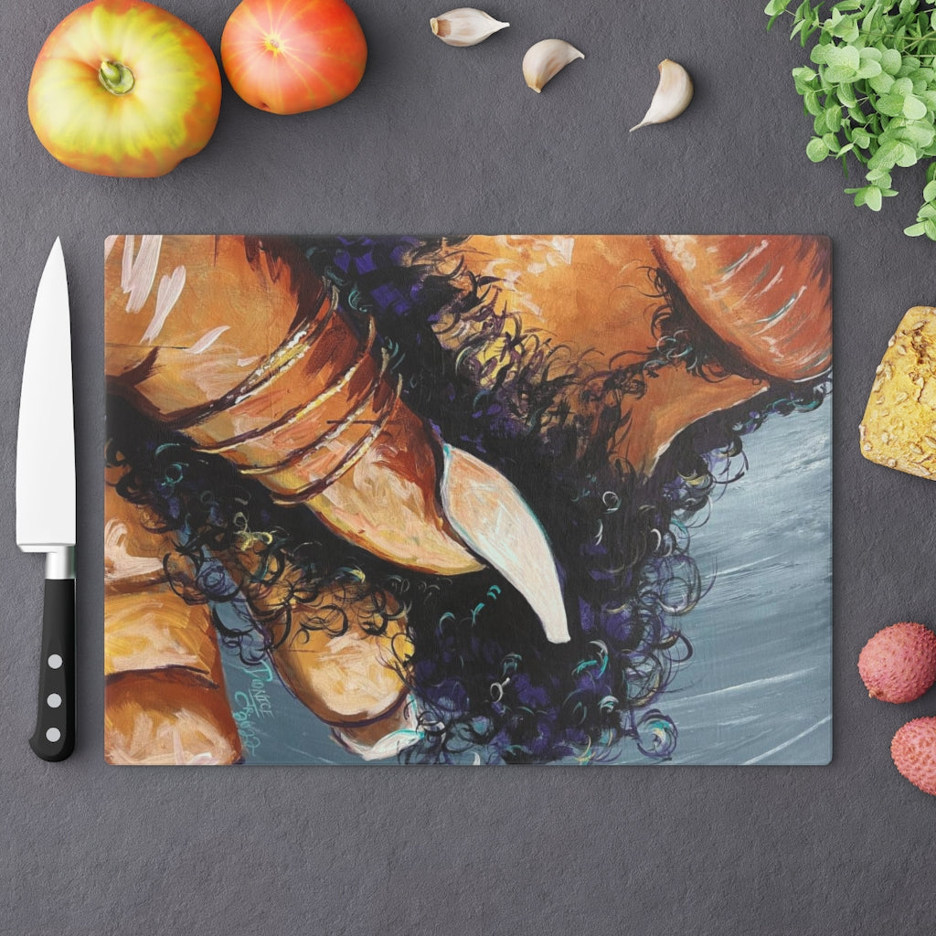 Naturally Black Love X Cutting Board