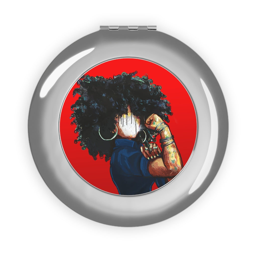 Naturally the Riveter RED Compact Travel Mirror