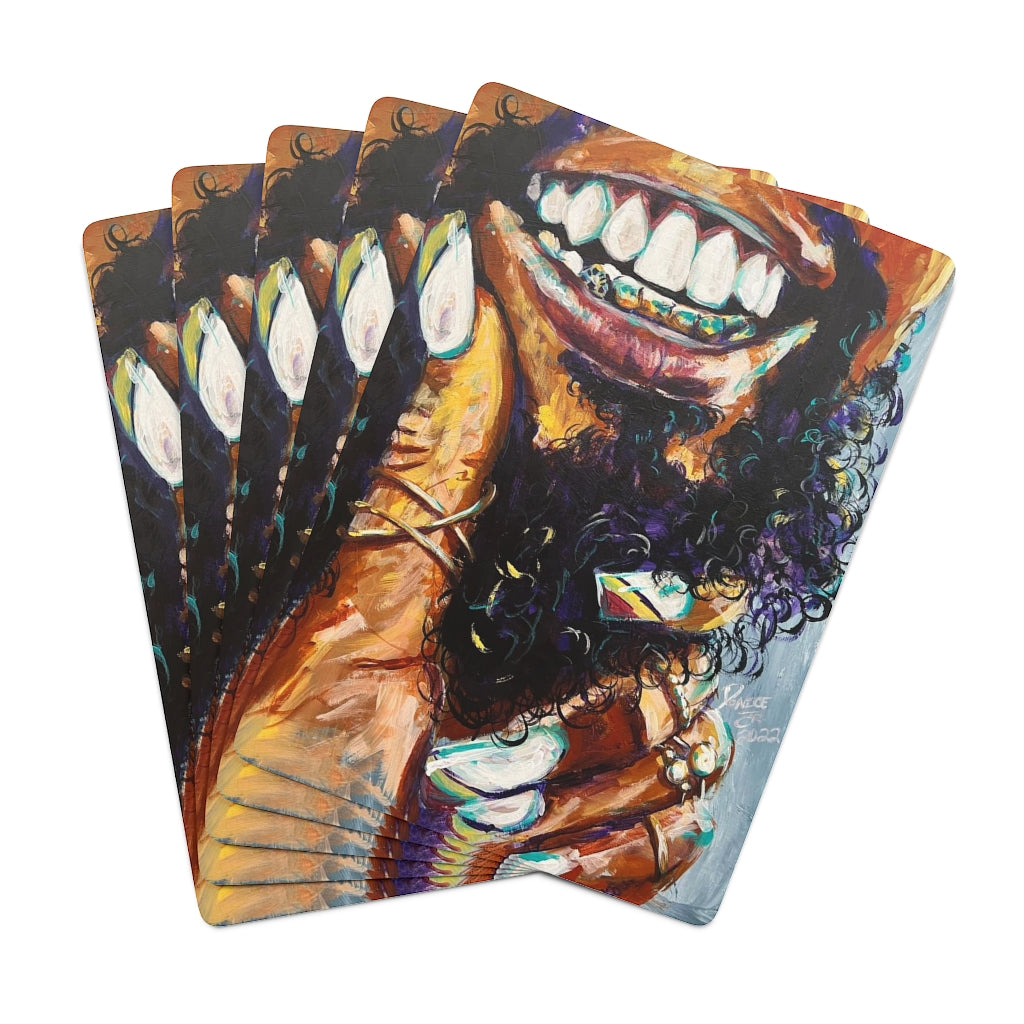 Naturally Black Love XI Poker Cards