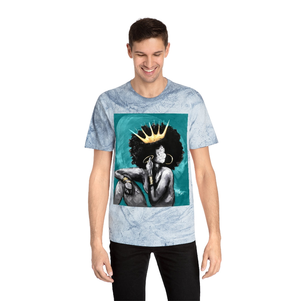 Naturally Queen VI Teal Unisex Color Blast T-Shirt