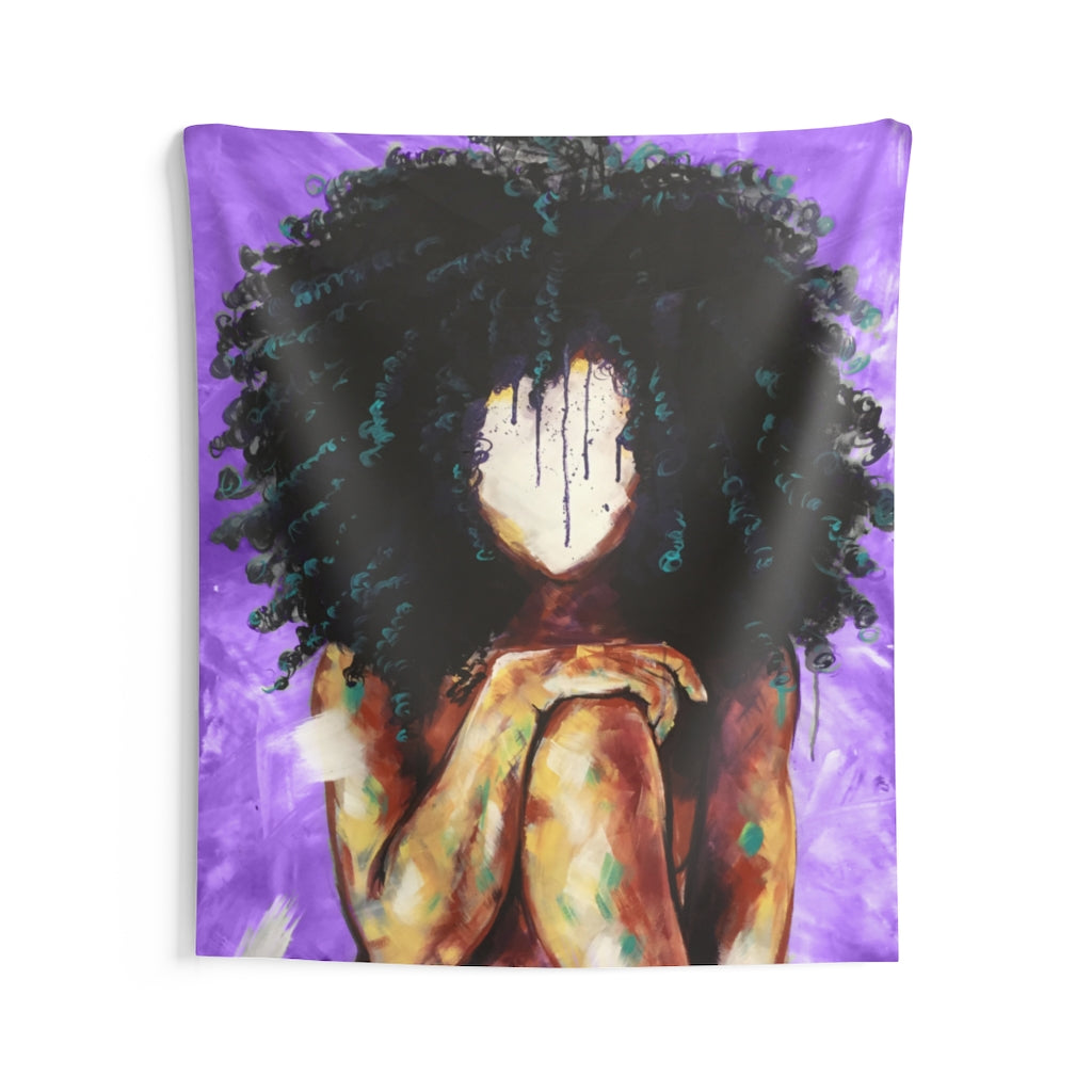 Naturally I PURPLE Indoor Wall Tapestries