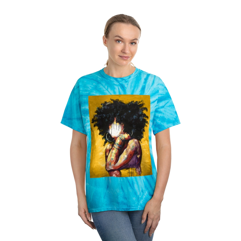 Naturally II GOLD Tie-Dye Tee, Cyclone