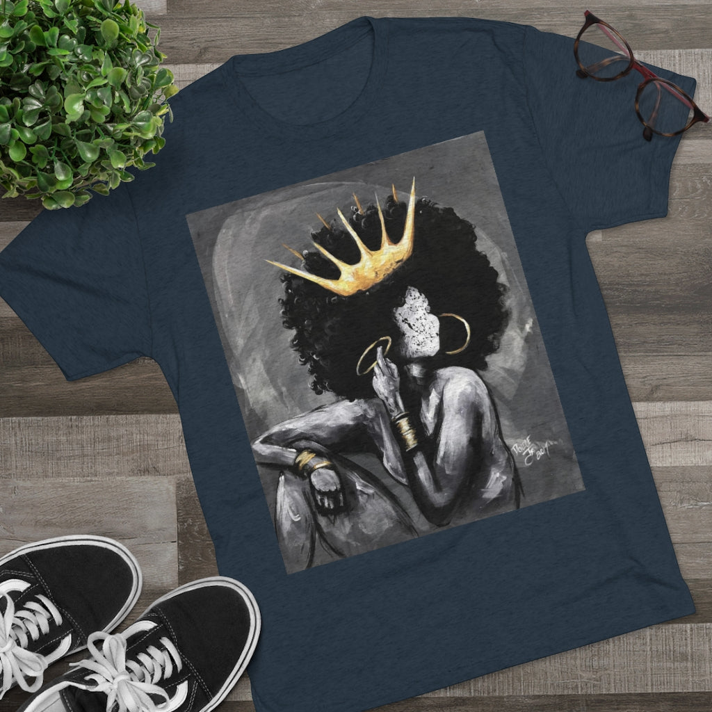 Naturally Queen VI Unisex Tri-Blend Crew Tee