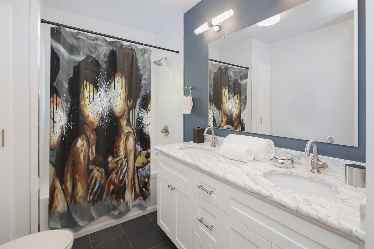 Naturally L Shower Curtains