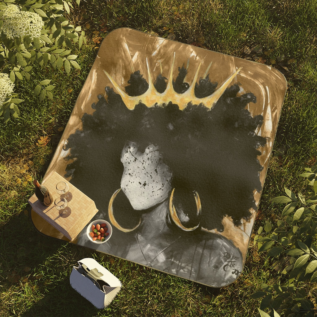 Naturally Queen III GOLD Picnic Blanket