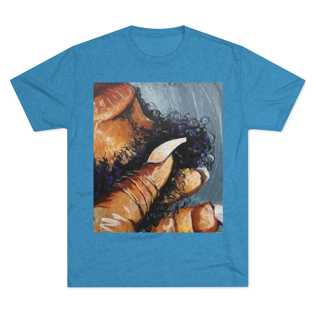 Naturally Black Love X Unisex Tri-Blend Crew Tee