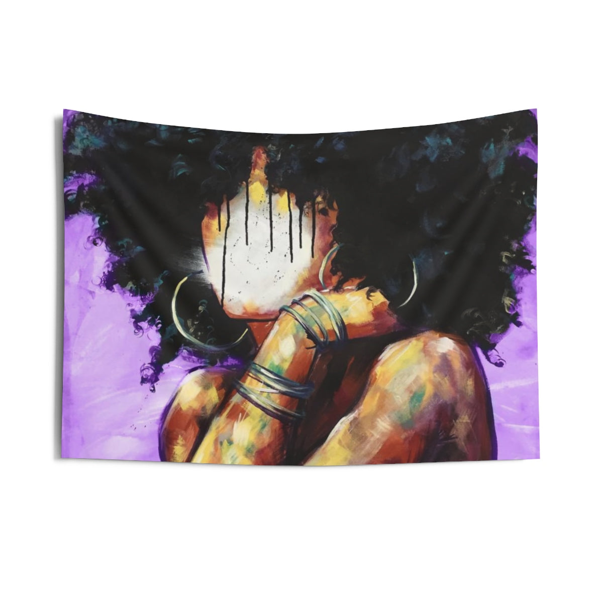 Naturally II PURPLE Indoor Wall Tapestries