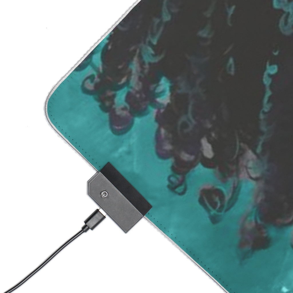 Naturally I TEAL LED Gaming Mouse Pad