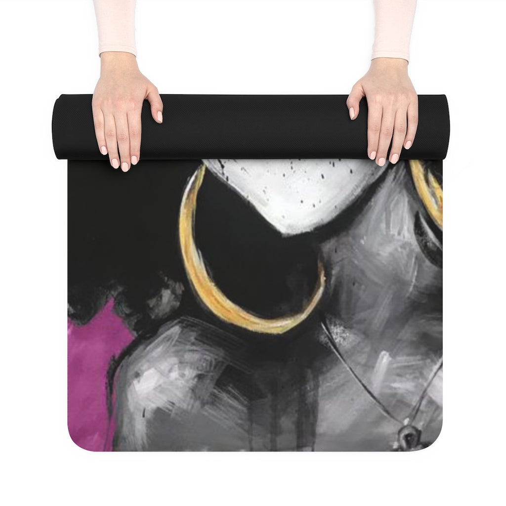 Naturally Queen III PINK Rubber Yoga Mat