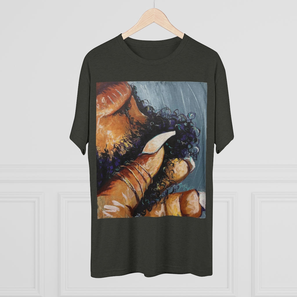 Naturally Black Love X Unisex Tri-Blend Crew Tee