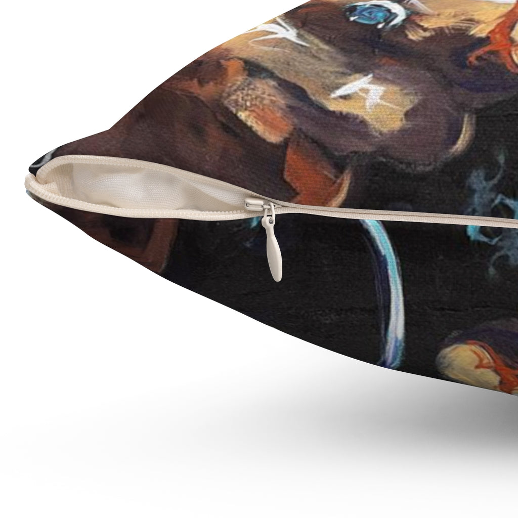 Naturally Dope III Spun Polyester Square Pillow Case