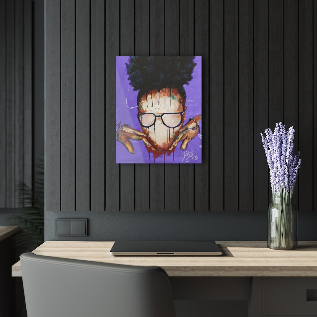 Naturally VIII PURPLE Acrylic Prints (French Cleat Hanging)