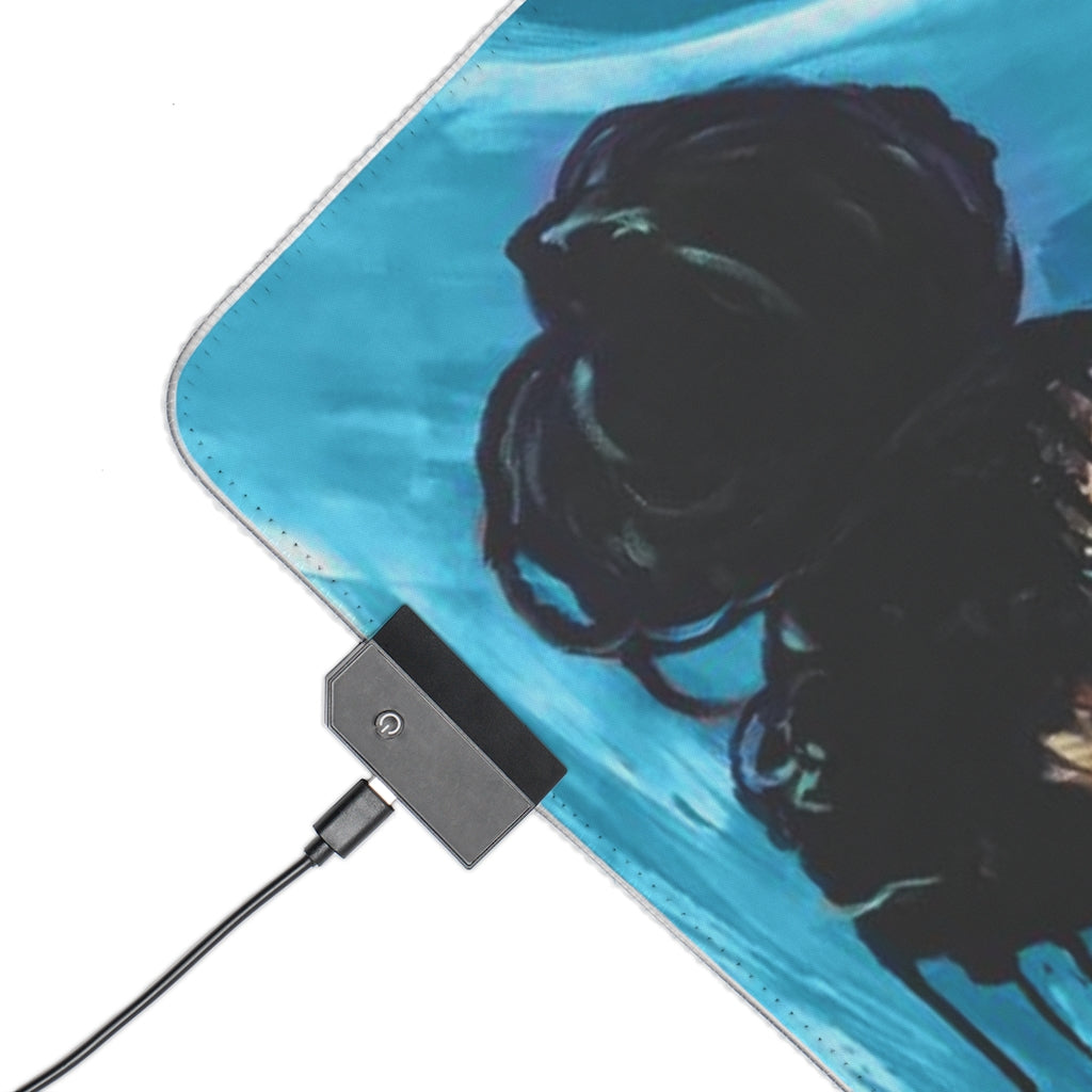 Naturally XLIV BLUE LED Gaming Mouse Pad