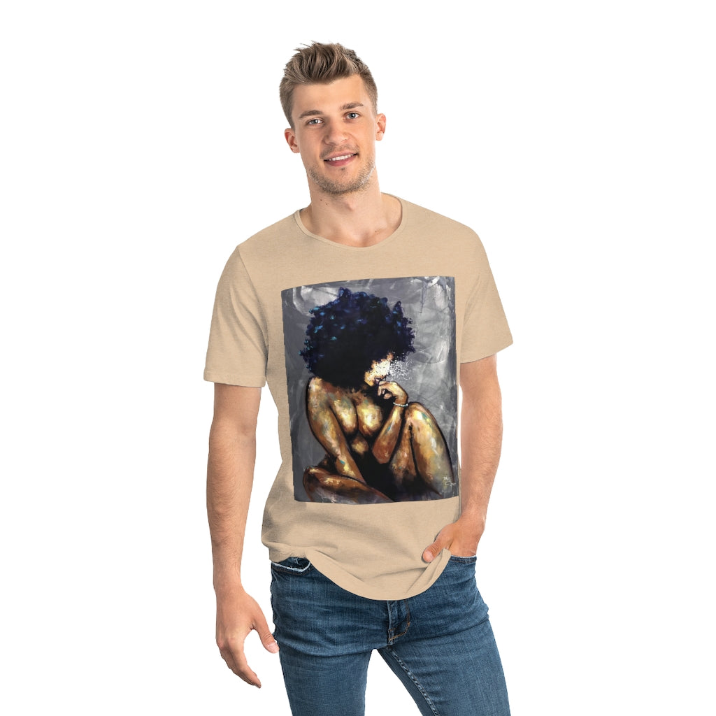 Naturally LV Men's Jersey Curved Hem Tee