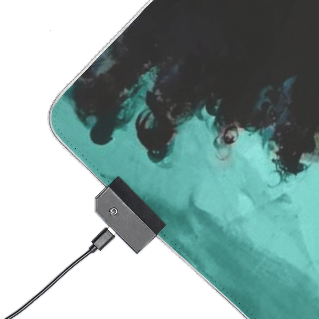 Naturally II TEAL LED Gaming Mouse Pad