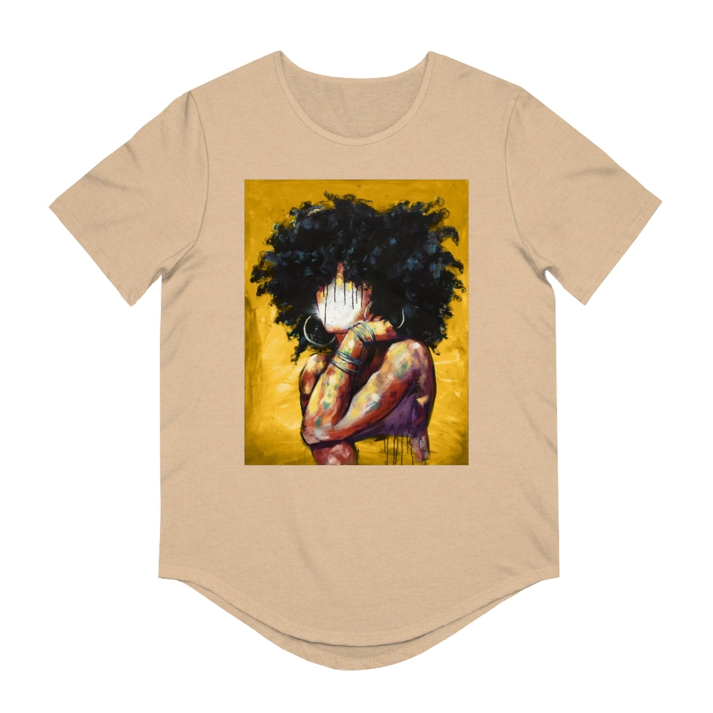 Naturally II GOLD Men's Jersey Curved Hem Tee