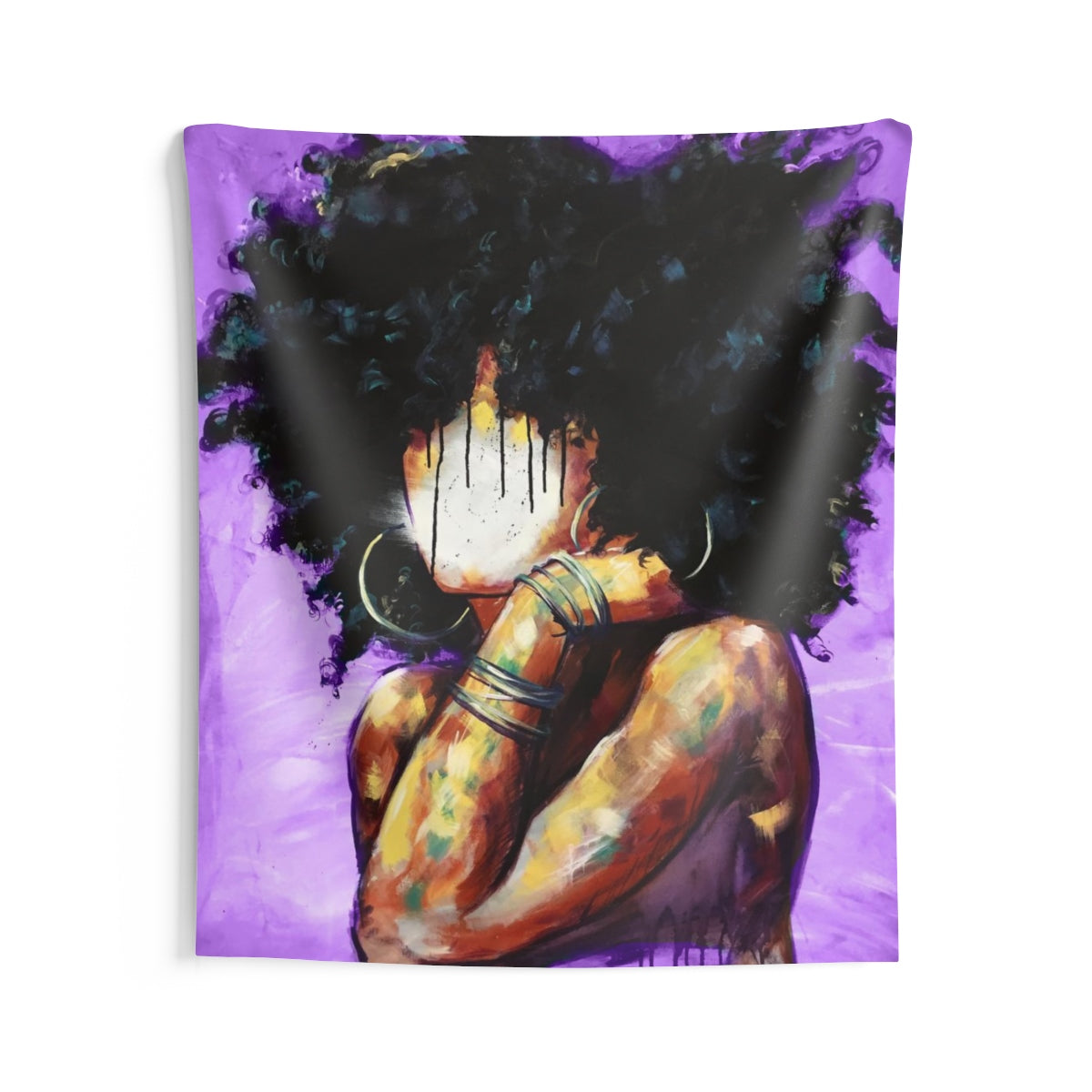Naturally II PURPLE Indoor Wall Tapestries