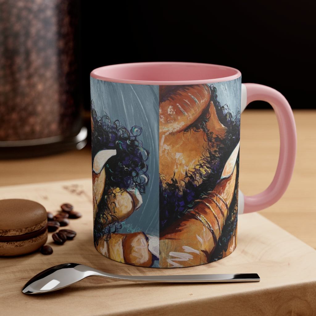 Naturally Black Love X Accent Coffee Mug, 11oz