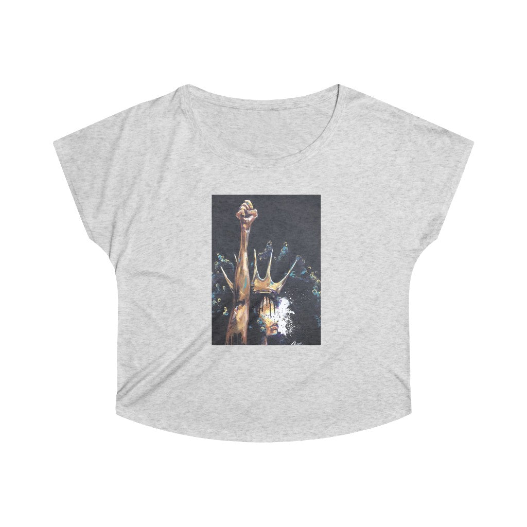 Naturally Queen Badu Women's Tri-Blend Dolman