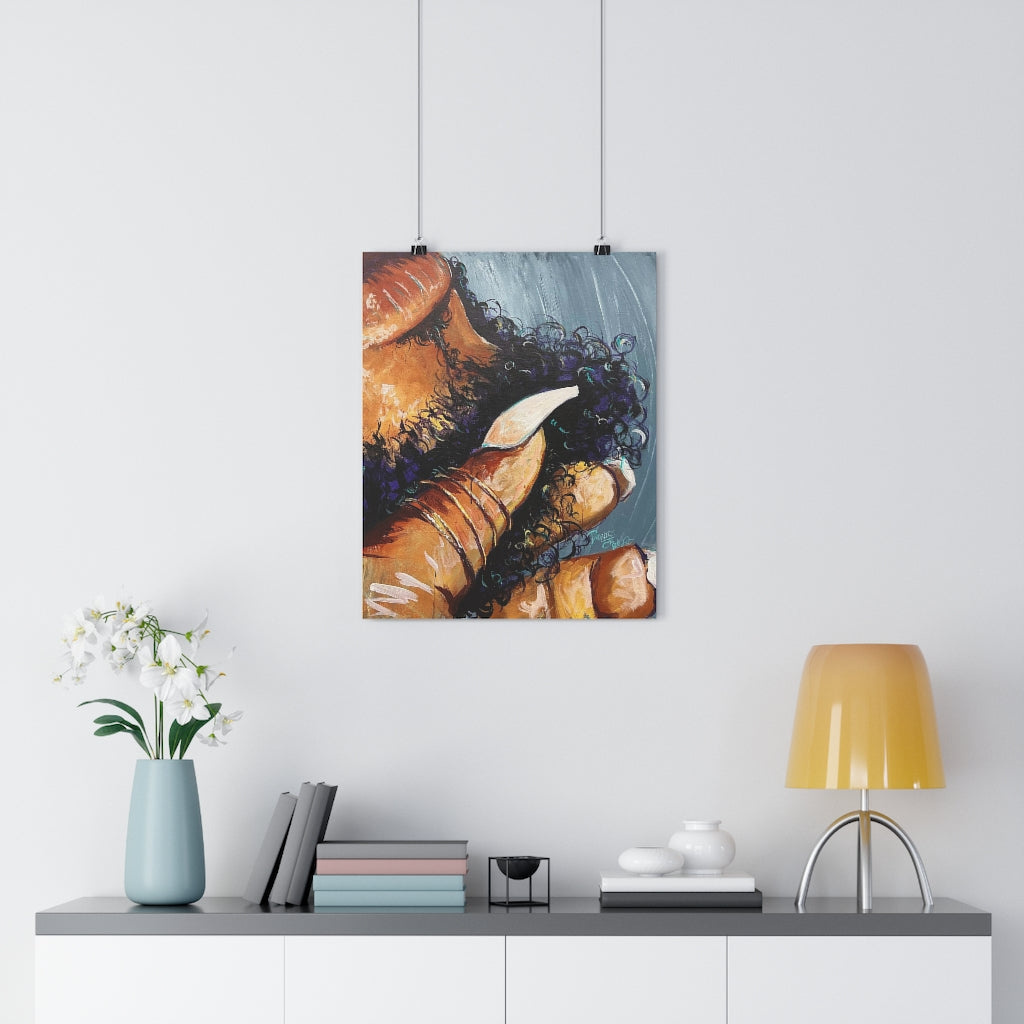 Naturally Black Love X Giclée Art Print