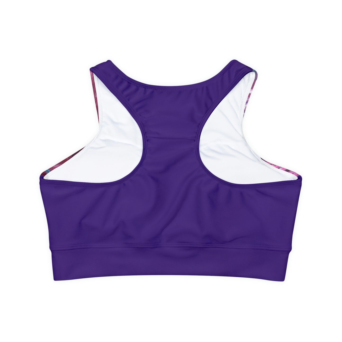Naturally Rosado Fully Lined, Padded Sports Bra