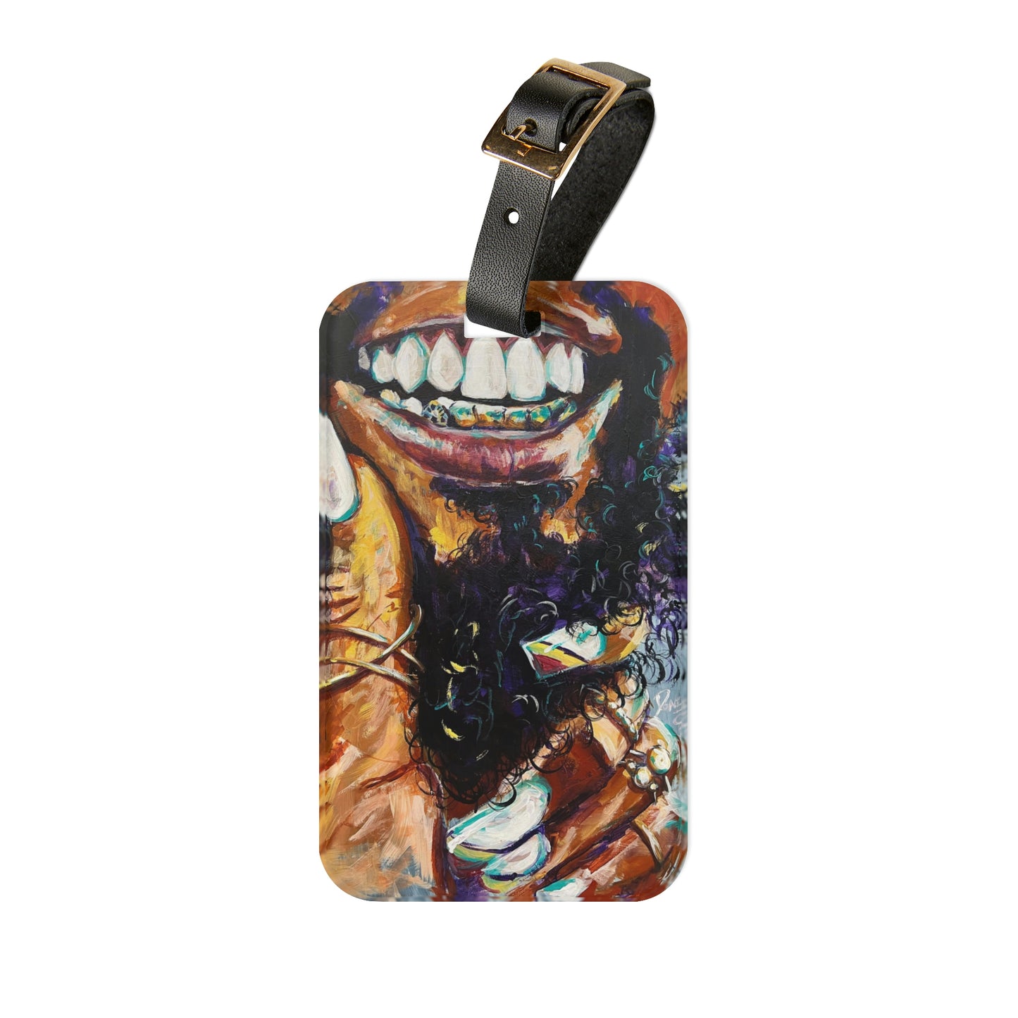 Naturally Black Love XI Luggage Tag