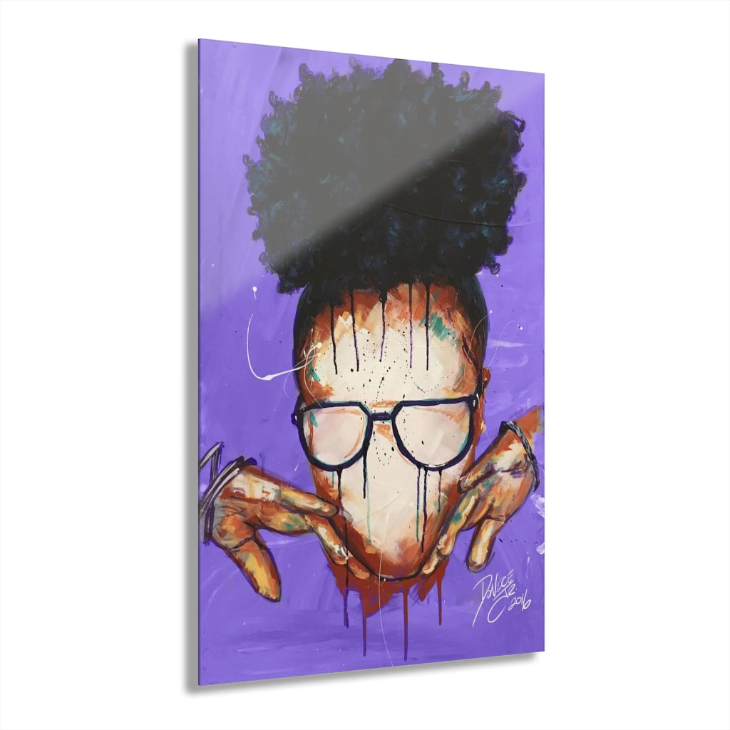 Naturally VIII PURPLE Acrylic Prints (French Cleat Hanging)
