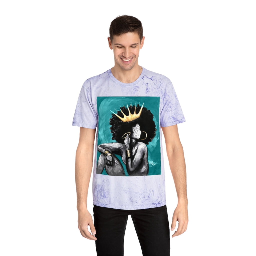 Naturally Queen VI Teal Unisex Color Blast T-Shirt