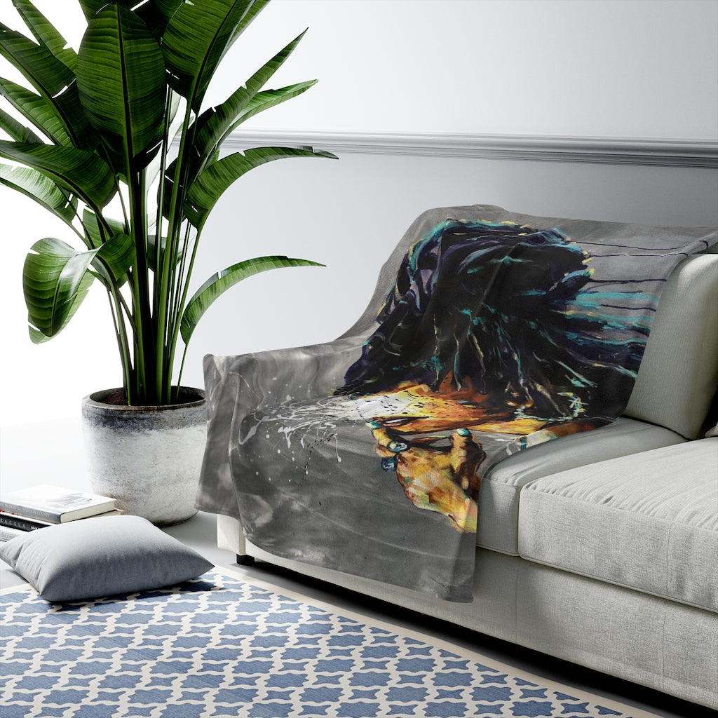Naturally LVIII Velveteen Plush Blanket