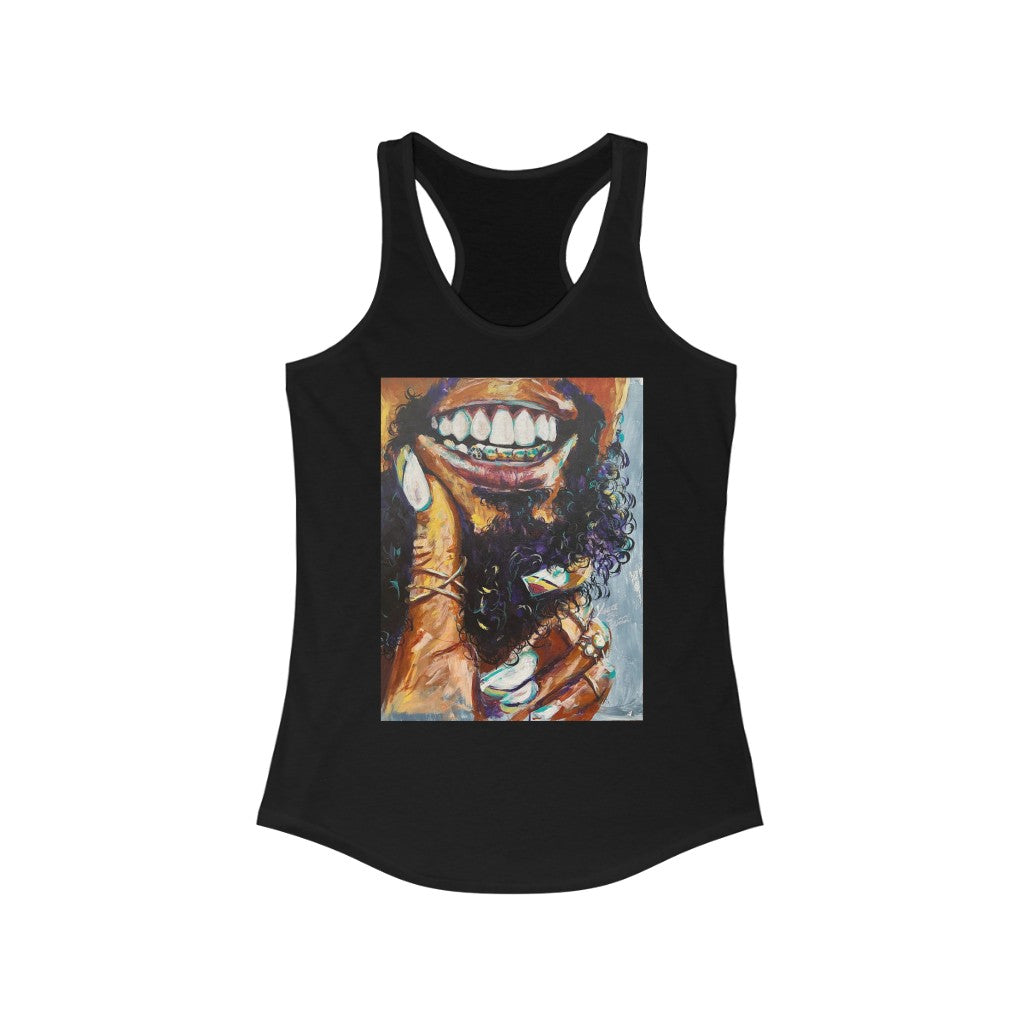 Naturally Black Love XI Women's Ideal Racerback Tank