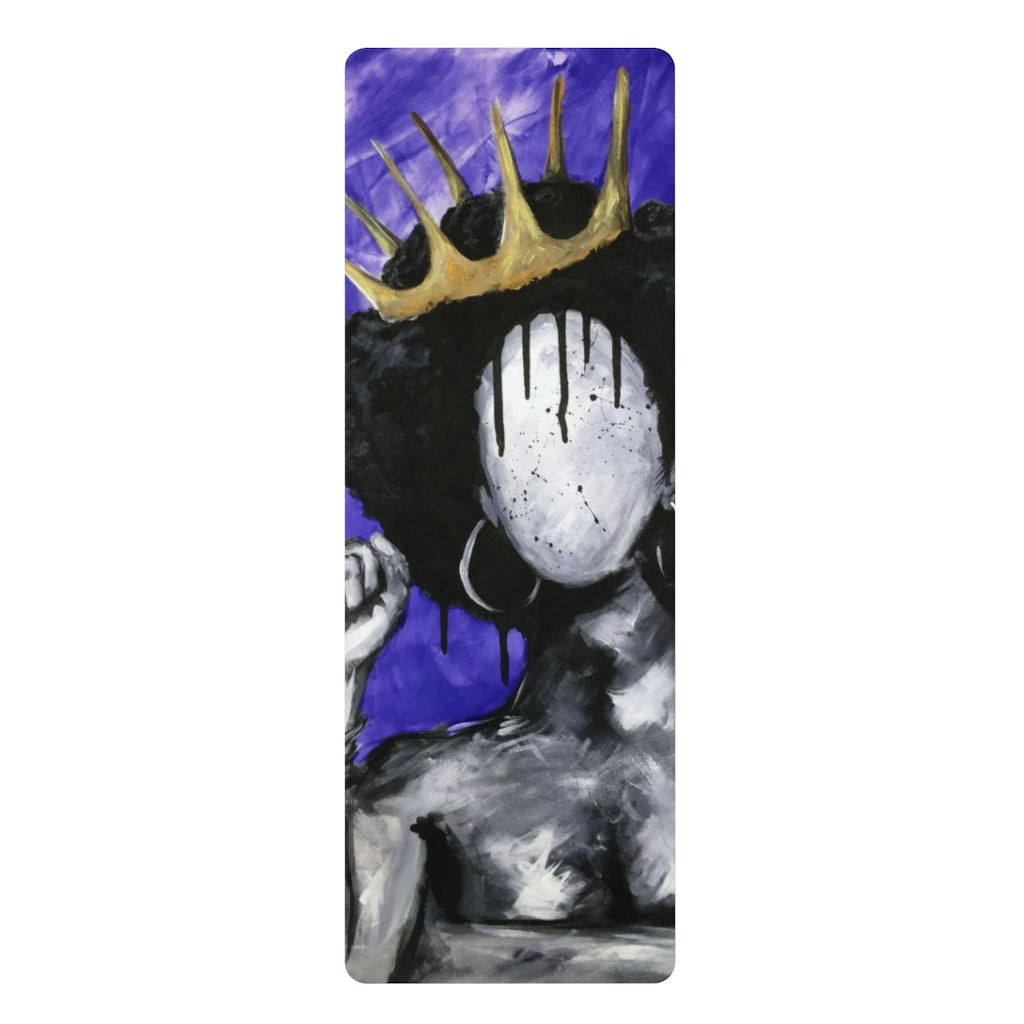 Naturally Queen PURPLE Rubber Yoga Mat