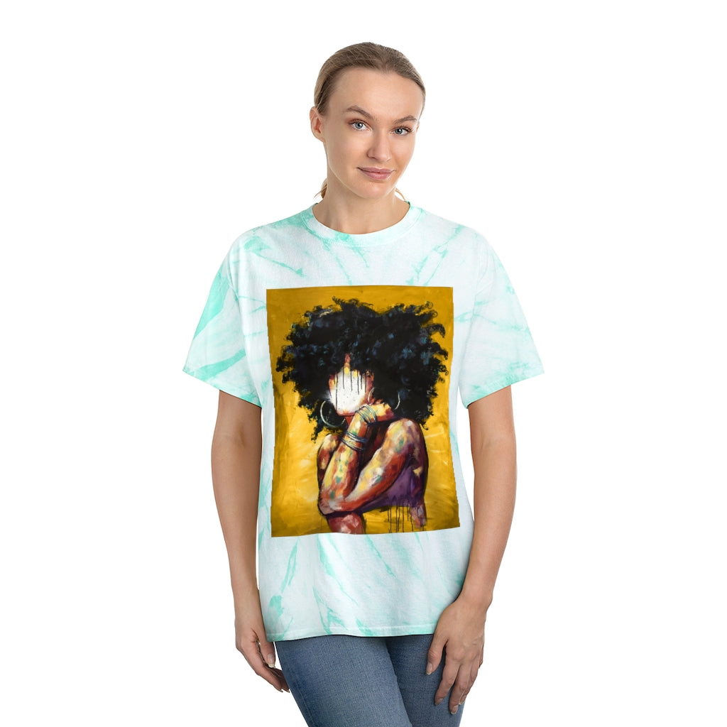 Naturally II GOLD Tie-Dye Tee, Cyclone