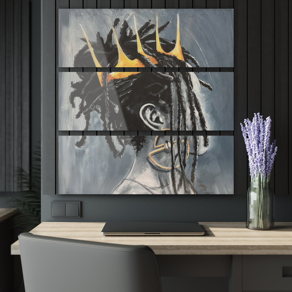 Naturally.Queen XXIII Acrylic Prints (Triptych)