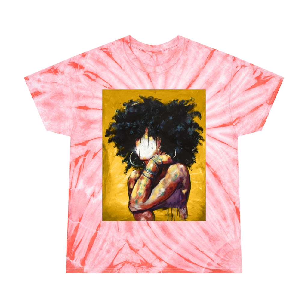 Naturally II GOLD Tie-Dye Tee, Cyclone