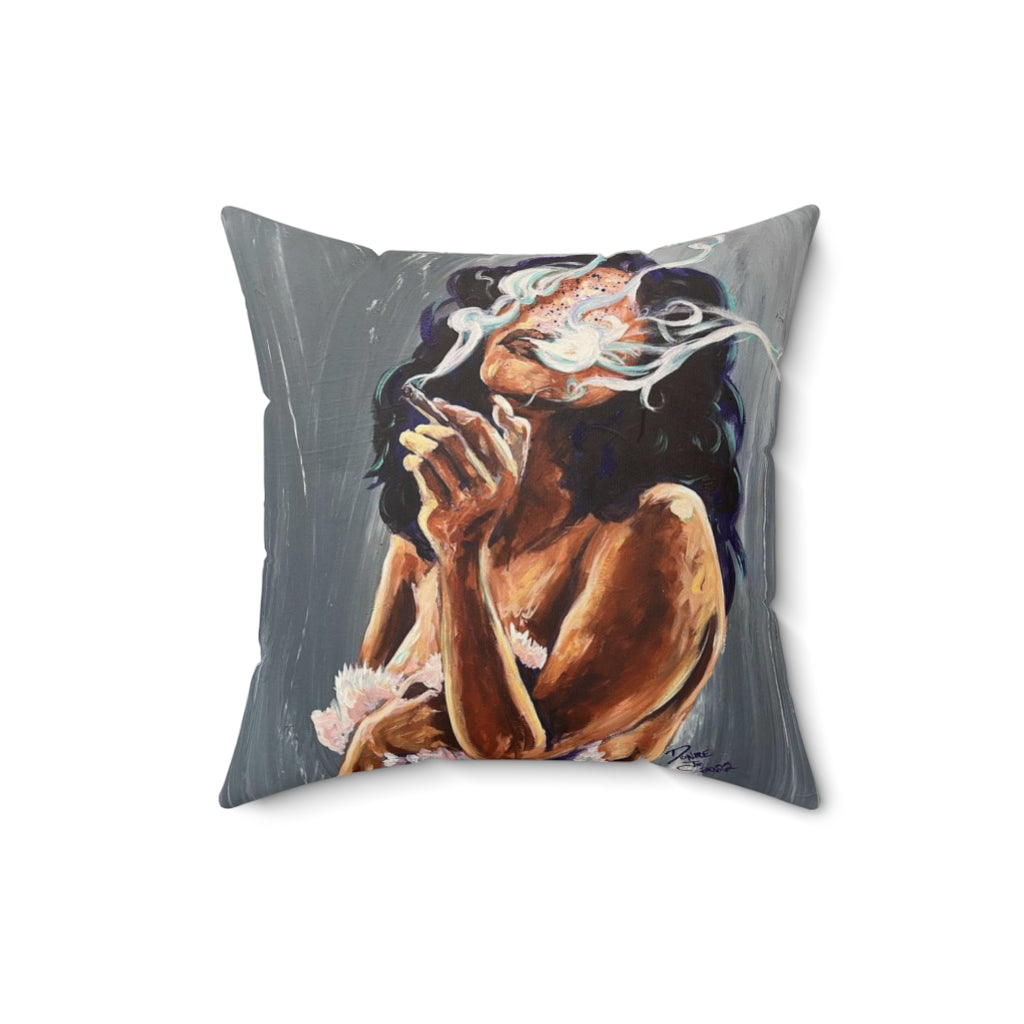 Naturally Dope I Spun Polyester Square Pillow