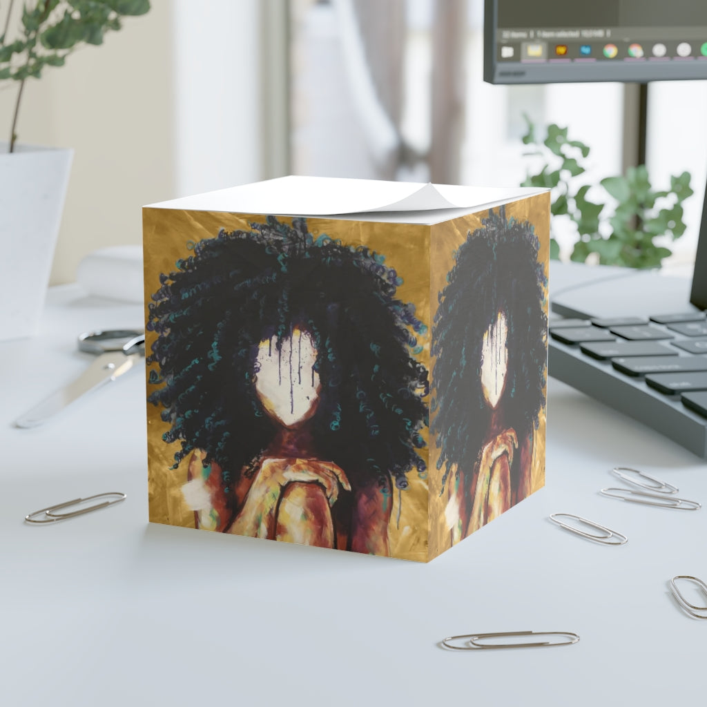 Naturally I GOLD Note Cube