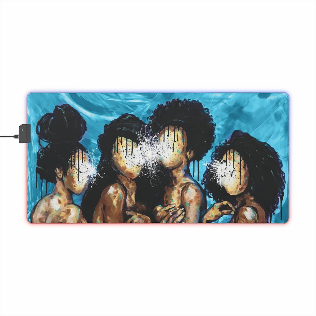 Naturally XLIV BLUE LED Gaming Mouse Pad