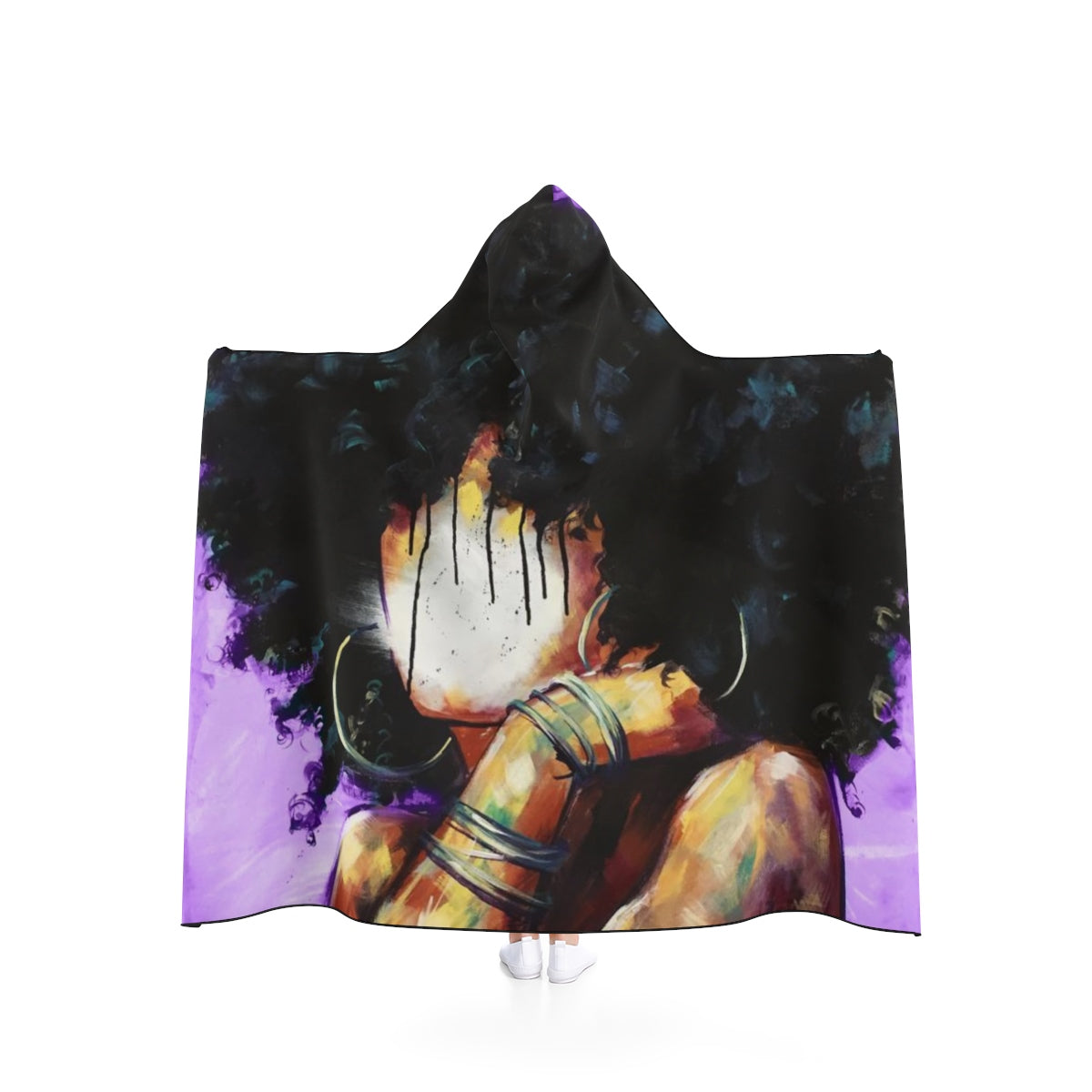 Naturally II PURPLE Hooded Blanket