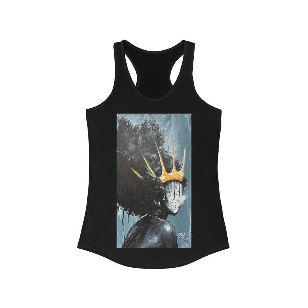 Naturally Queen XXV Women's Ideal Racerback Tank