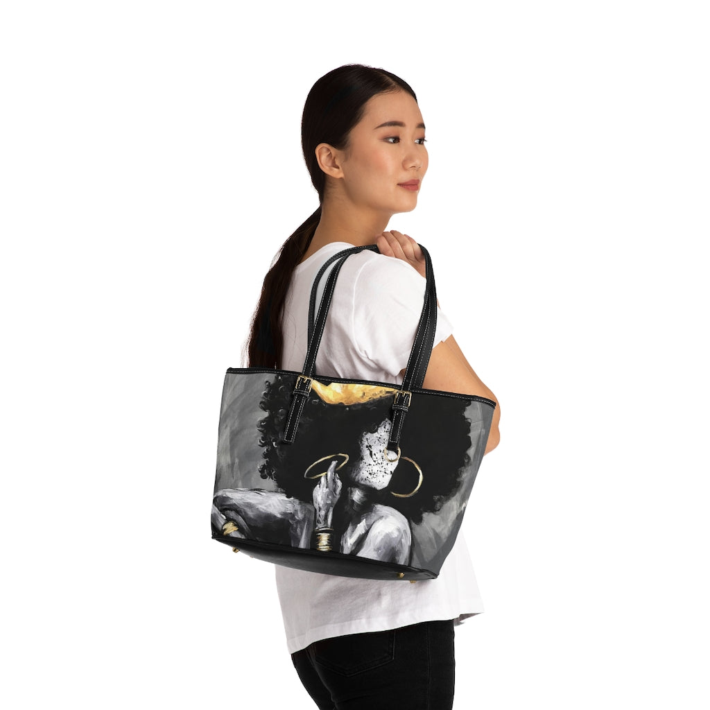 Naturally Queen VI Leather Shoulder Bag