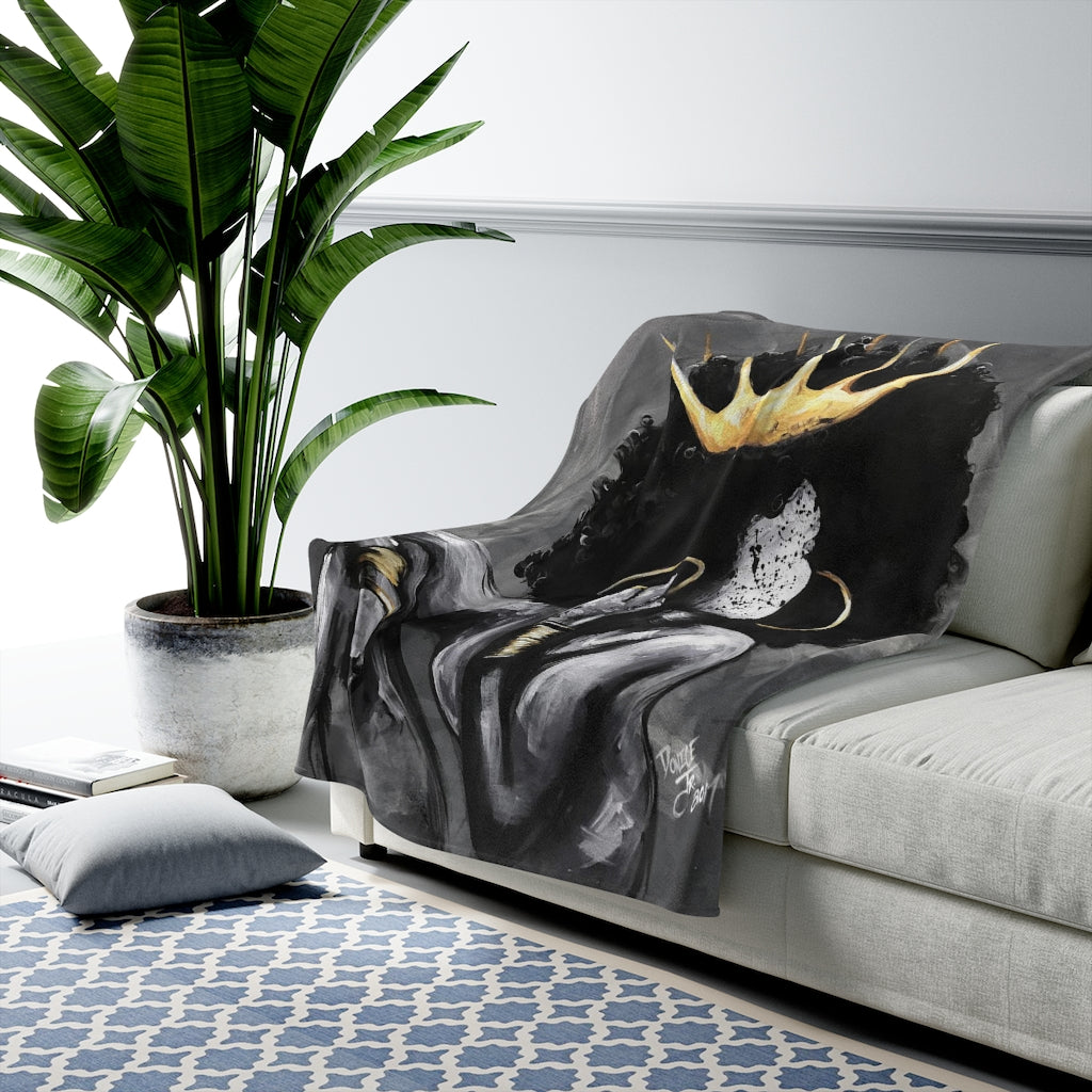 Naturally Queen VI Velveteen Plush Blanket