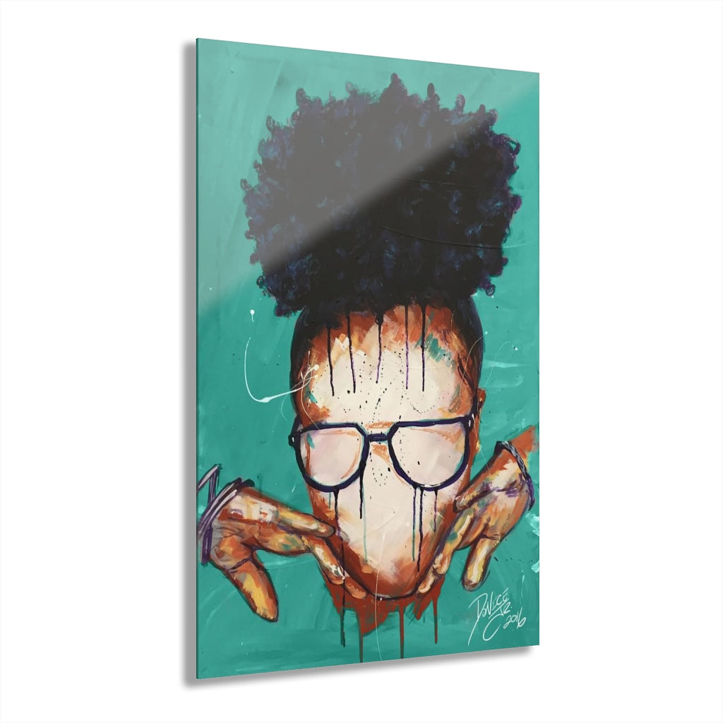 Naturally VIII TEAL Acrylic Prints (French Cleat Hanging)