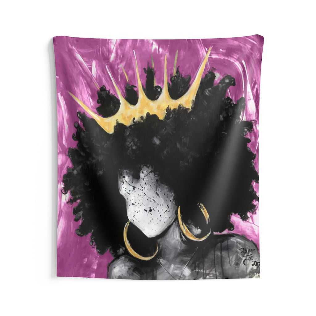 Naturally Queen III PINK Indoor Wall Tapestries