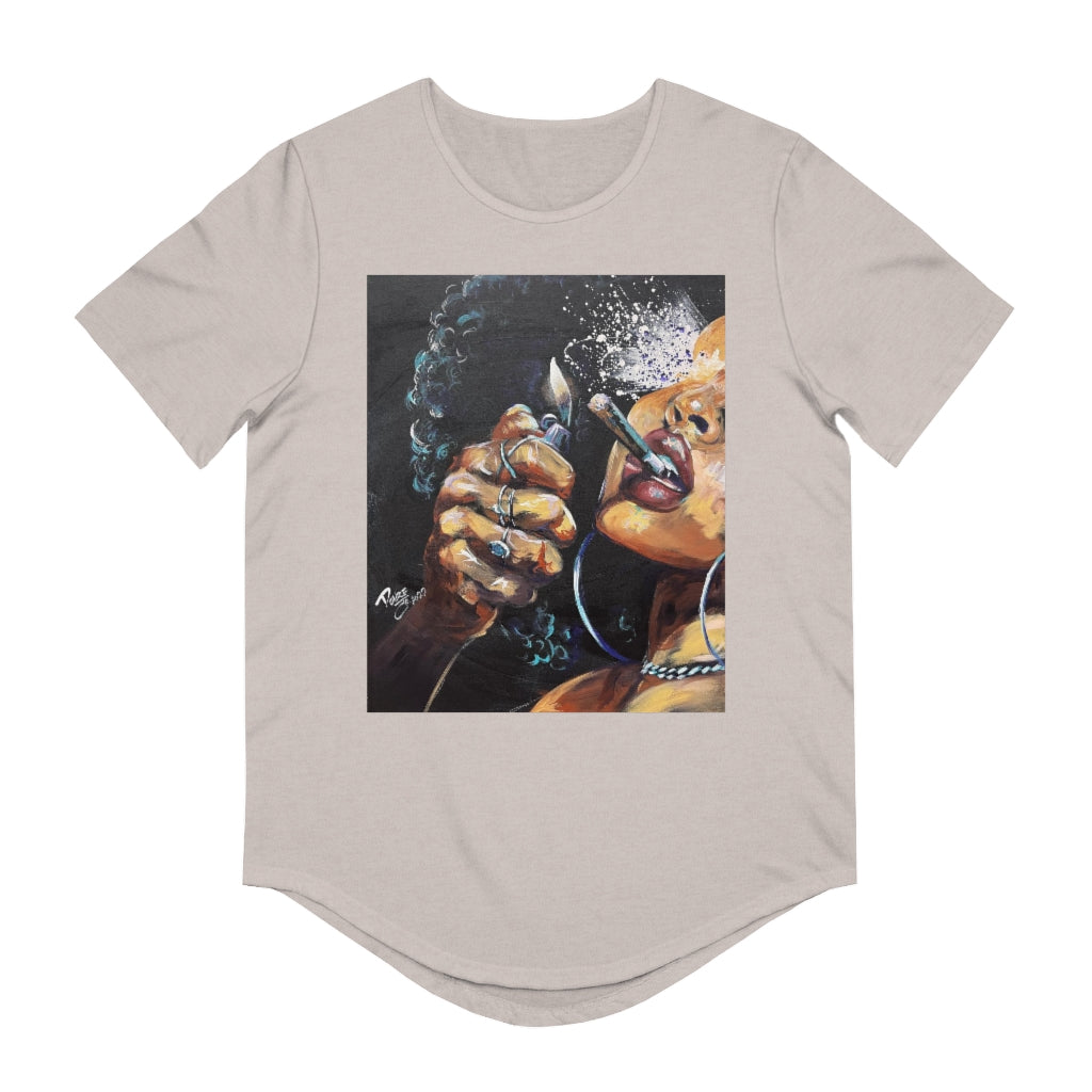 Naturally Dope III Men's Jersey Curved Hem Tee