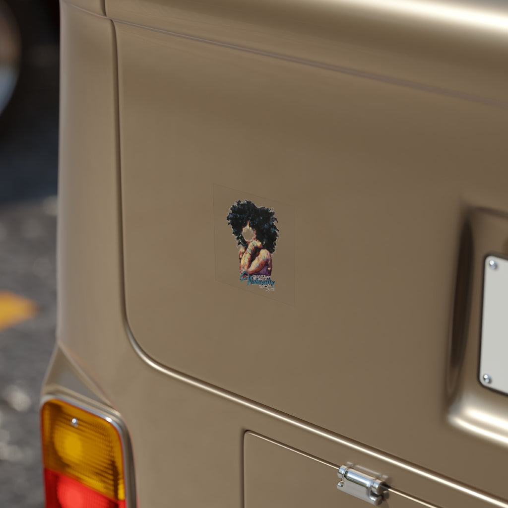 Naturally The Series Transparent Outdoor Stickers, Square